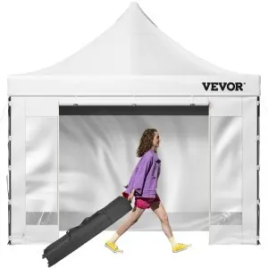 Tenda coreto 304,8x304,8cm, lateral removível