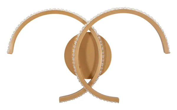 Arandela LED Double C 41x8,5x24 cm (Luz com 3 Temperaturas de Cor)
