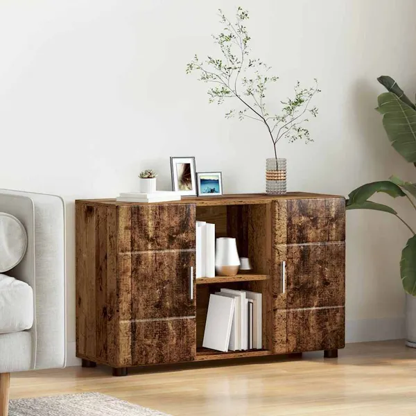Buffet com porta FLORIN Madeira antiga 88,5 x 30,5 x 55,5 cm
