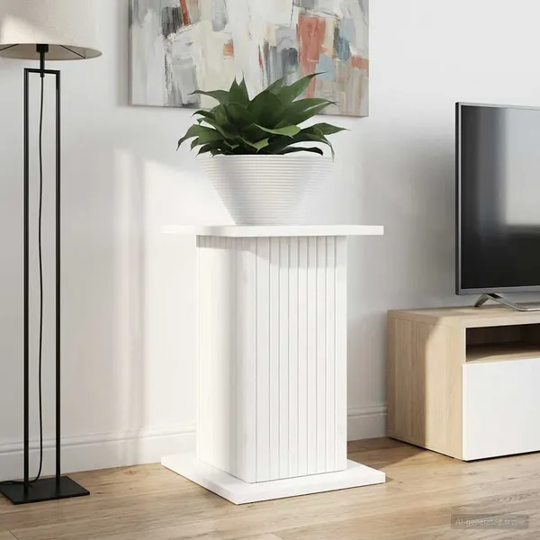 Suporte para Plantas 2 pcs Branco 30,5 x 30 x 43 cm