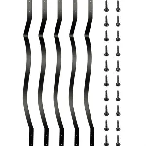 Balaustres metal escada 51 unidades, 32,25 pol