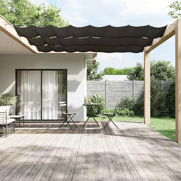 Toldo vertical 180x1000 cm tecido oxford antracite