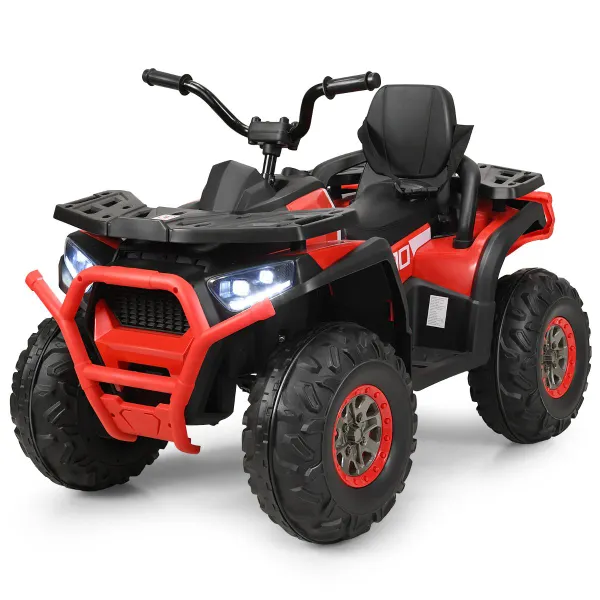 Quad Eléctrico para Crianças com Luzes LED, 2 Velocidades, Música e Assento Confortável até 50kg