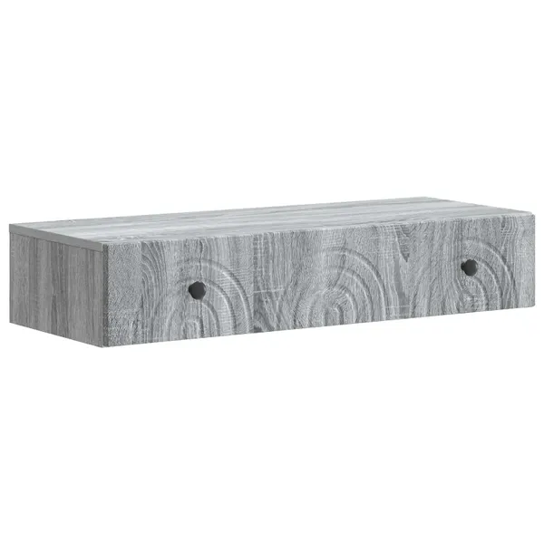 Mesa Lateral de Parede Sonoma Cinzento 87,5 x 34,5 x 17 cm