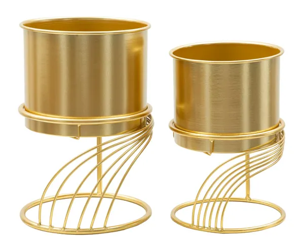 Soporte Maceta Pareja Spirally Ø 23x35-20x30 cm