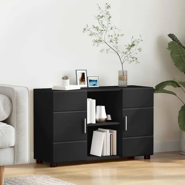 Buffet FLORIN Preto 88,5 x 30,5 x 55,5 cm Madeira processada