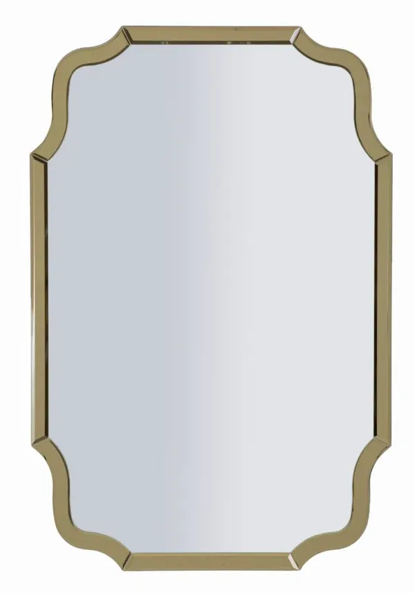 Espelho de Parede Istambul Ouro 60x1x90 cm (Espelho 54x84,5 cm)