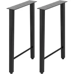 Pés mesa metal 28" altura trapezoidais capacidade 661lbs