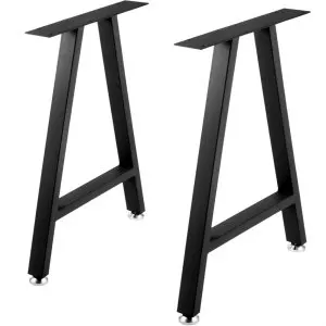 Pernas Mesa Metal 28 x 17,7 pol Forma A Ferro Fundido