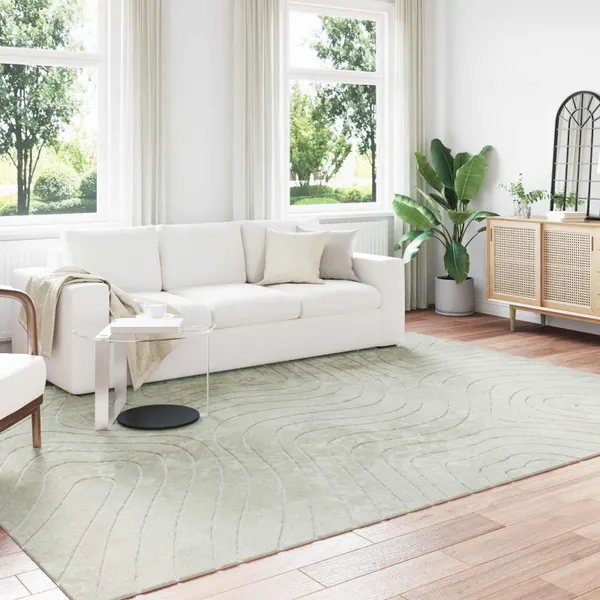 Tapetes de área Retangular PALMERAS Verde 240 x 340 cm