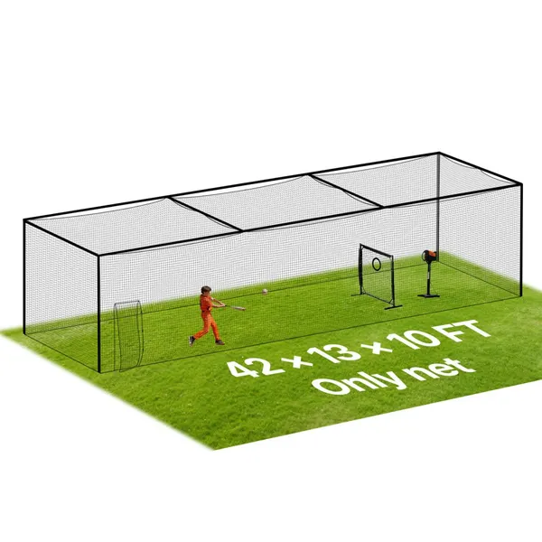 Gaiola treino basebol 12,7 x 3,9 x 3,08 m rede