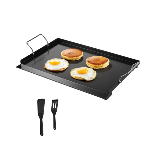 Chapa Griddle 61x41cm, Aço Carbono, Alças