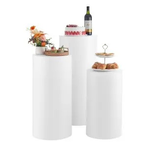 Suporte Flores Casamento 3 Pç 60/75/90cm Branco