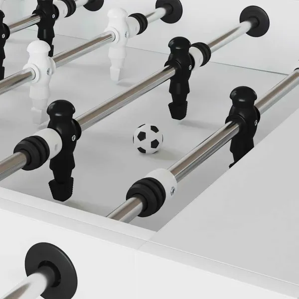 Futebol de Mesa 12 pcs Branco 3,6 x 3,6 cm Polipropileno