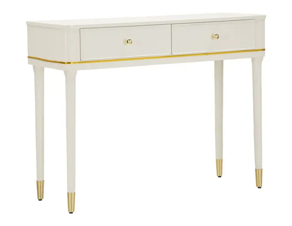 Consola Camille Branca 101x37x78 cm