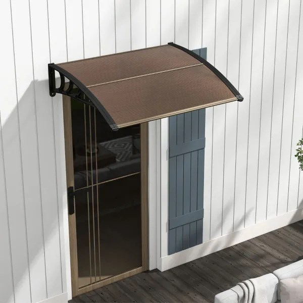 Tenda da Finestra Porta 122 x 99 cm Protezione Sole Pioggia Neve
