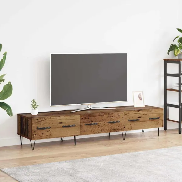 Gabinete para TV com gaveta Madeira antiga 150 x 36 x 30 cm