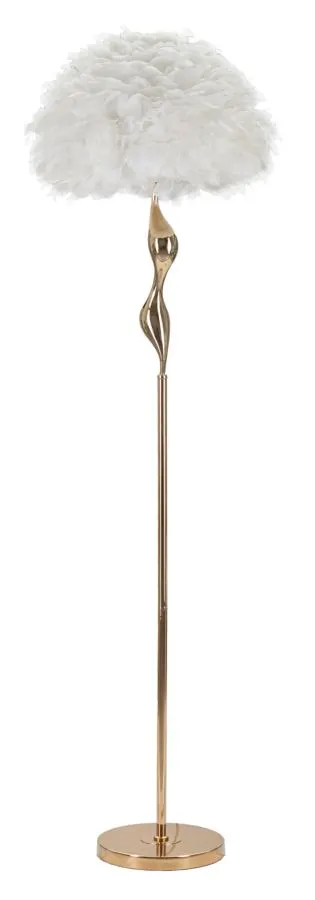 Lámpara de Pie Slim Blanco ø 50x165 cm