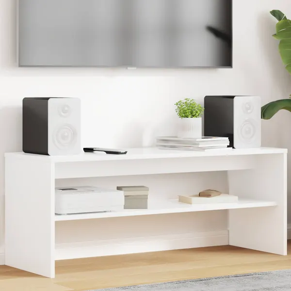 Gabinete para TV Branco 100 x 35 x 40 cm Madeira processada