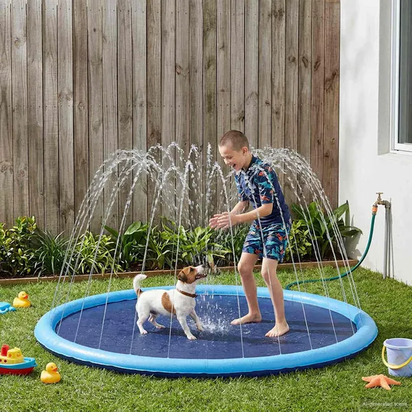 Parque aquático para crianças e cães Azul Ø200 x 9 cm PVC