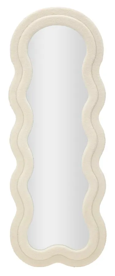 Espelho de Parede Teddy Creme 60x4x160 cm