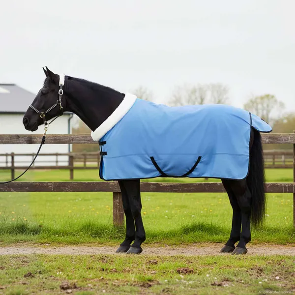 Cobertor de Cavalo Aqua Completo 165 cm Fleece polar