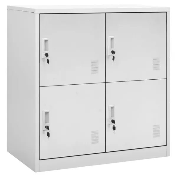 Cacifo 90x45x92,5 cm aço cinzento-claro