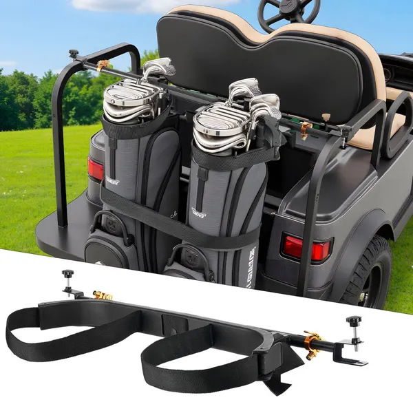 Suporte saco golfe 1370x195x60,5mm carrinho golfe