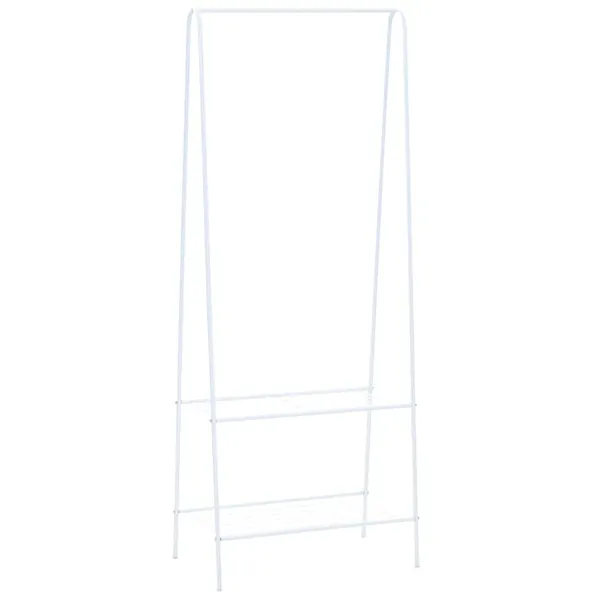 Suporte para roupas 59x35x150 cm branco