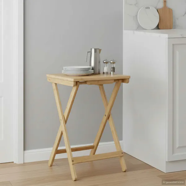 Mesa de Cozinha Manual Natural 40 x 30 x 53,5 cm Bambu