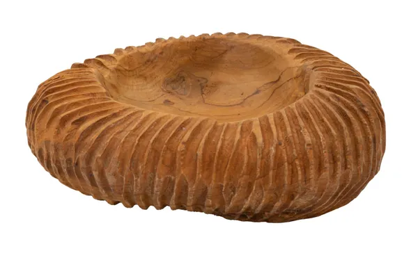 Bandeja Garit em Teca Reciclada ø 32x11 cm