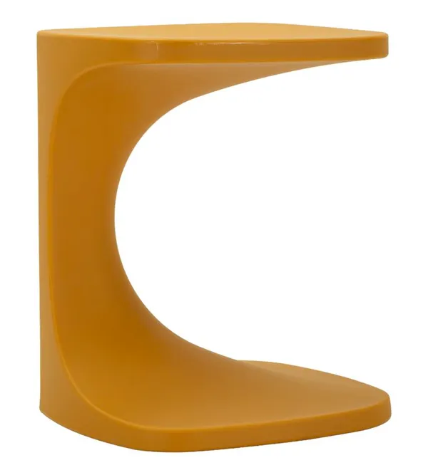 Mesita Ibiza Mostaza 42x42x52 cm