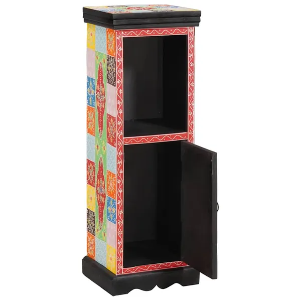 Cômoda Multicolor 30 x 30 x 90 cm Madeira de manga maciça