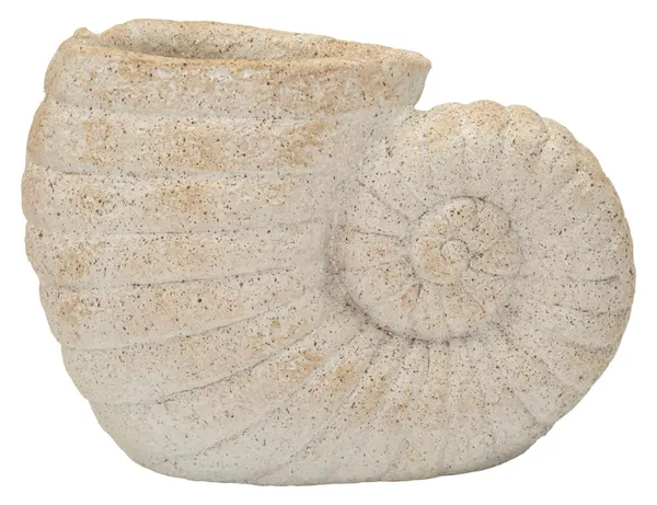 Vaso Shell Sand -A- 33x19x23 cm (Abertura ø 13 cm)