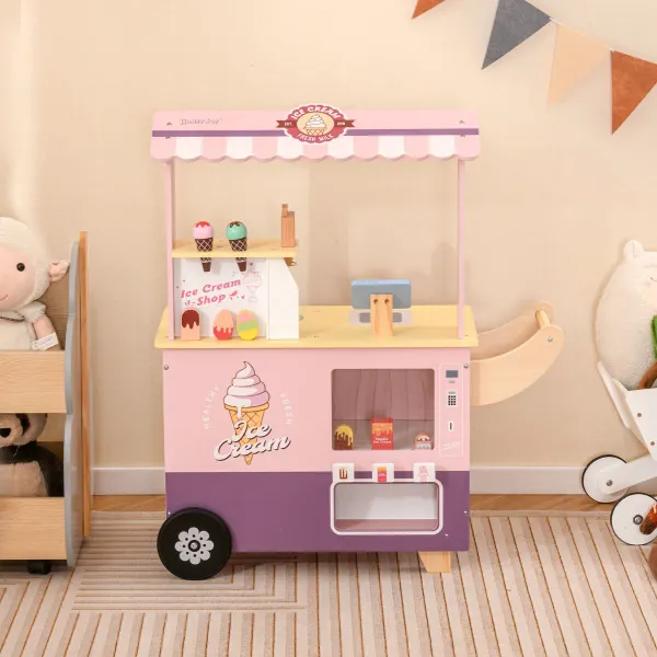 Carrello dei Gelati per Bambini | Gioco di Simulazione con Macchina e Distributore