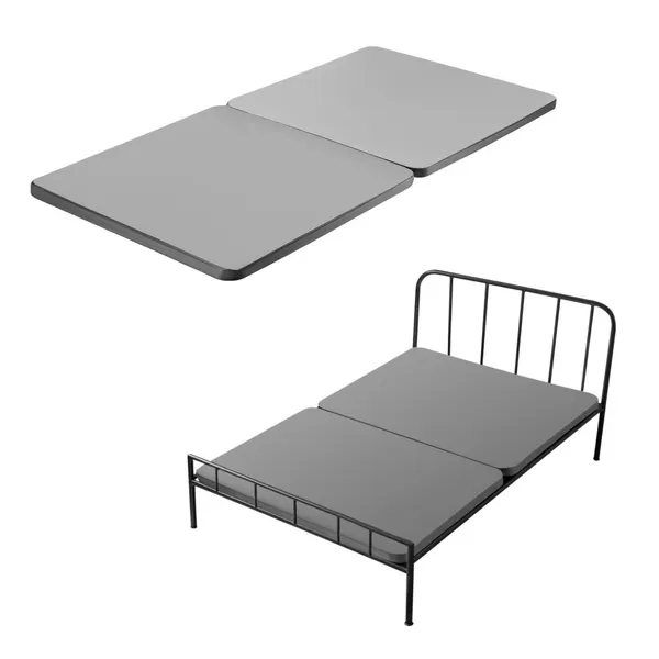Suporte colchão cama 38 mm, 2 peças, cinzento