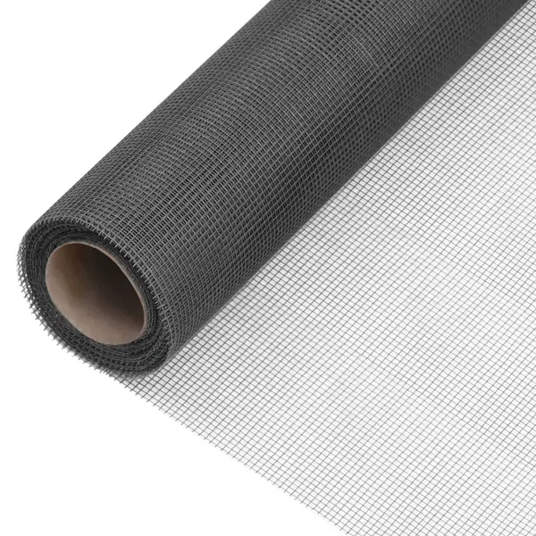 Rede mosquiteira em fibra de vidro 60x500 cm preto