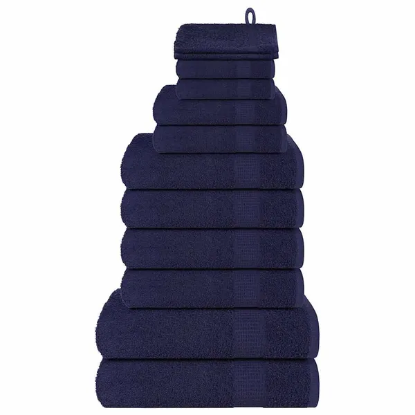 12pcs Conjunto toalha FROGN 360 g/m² azul-marinho