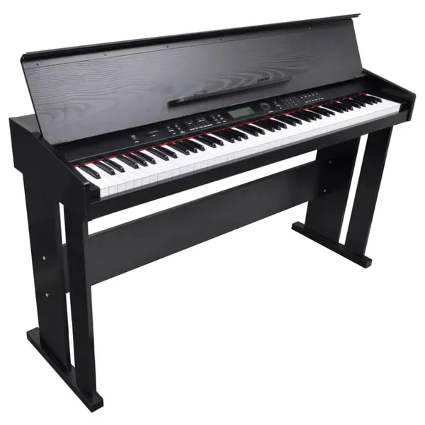 Piano digital clássico electrónico com 88 teclas e tripé