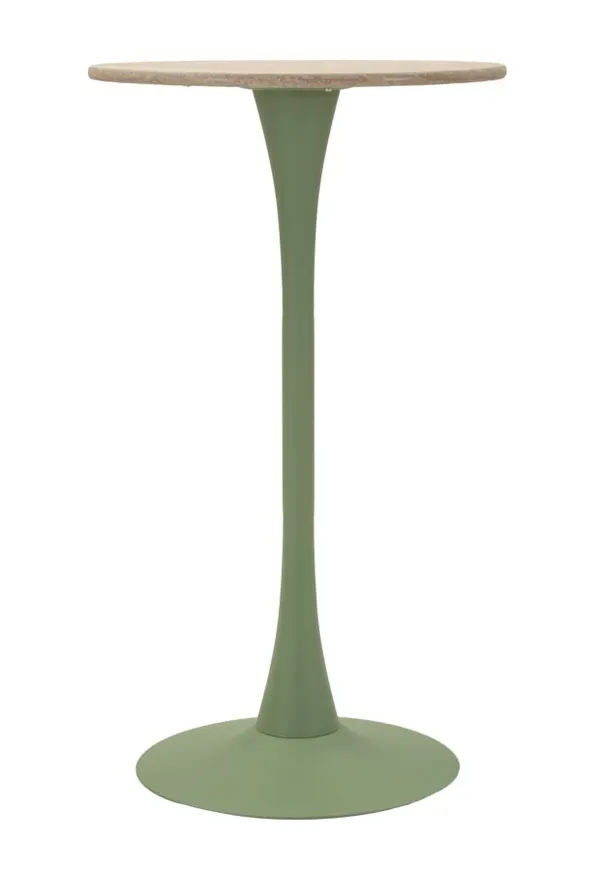 Mesa Bar Alaska Verde Ø 60x106 cm