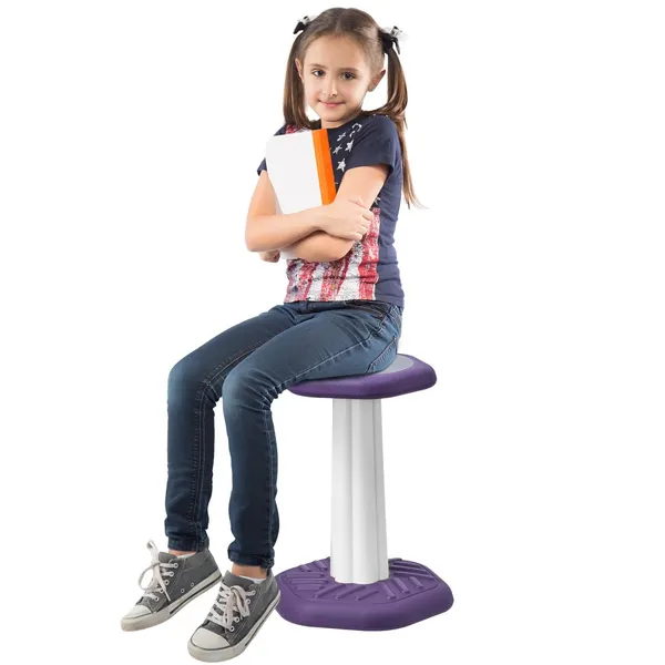 Cadeira infantil balouço, idade 7-14 anos, púrpura