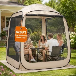 Tenda com Rede 1825 x 1825 x 2200 mm para 4-6 Pessoas
