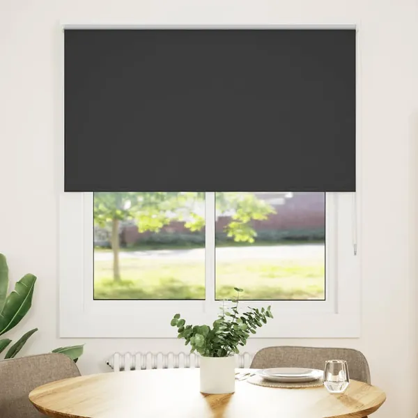 Persiana de enrolar 125x150 cm largura tecido 121,6cm poliéster