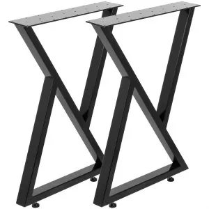 Pernas mesa aço 28" altura, 1763 lbs carga