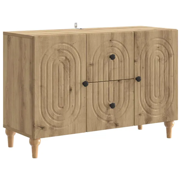 Gabinete para TV com gaveta Carvalho Arttisan 89 x 34,5 x 60 cm
