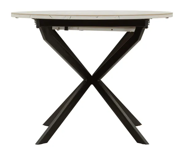 Mesa de Jantar Extensível Martin Ø 100x78 cm (Aberta 140x100x78 cm)