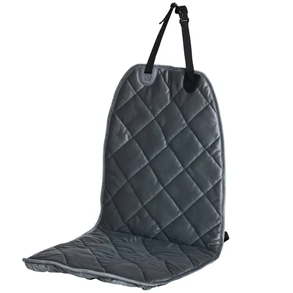 Couverture de siège de voiture avant pour chiens protecteurs Antidérapant avec fixation et strap camion enveloppe Vannes SUV 105x46cm gris