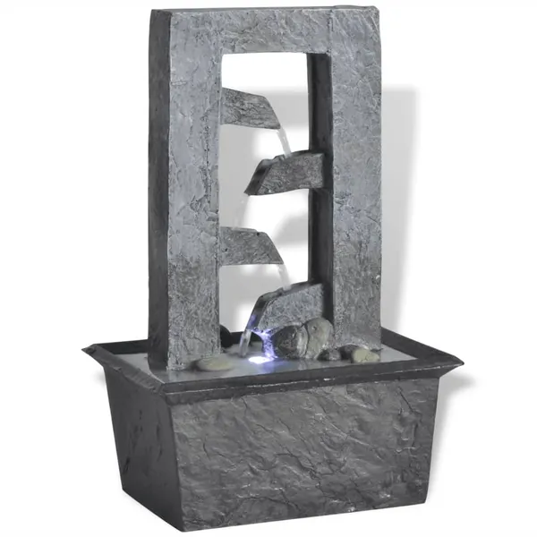 Chafariz interior com luz LED resina