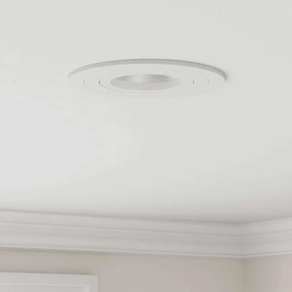 Holofote 6 pcs Branco 9 x 9 x 2 cm Alumínio