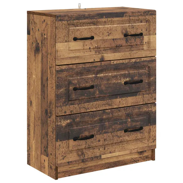Gabinete de Gavetas Madeira antiga 66 x 34,5 x 87 cm